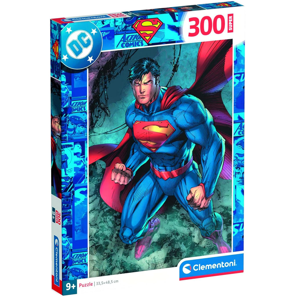 DC Comics Superman akcióban 300db-os puzzle - Clementoni
