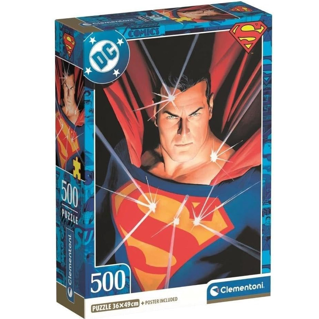 DC Comics Superman 500db-os puzzle - Clementoni