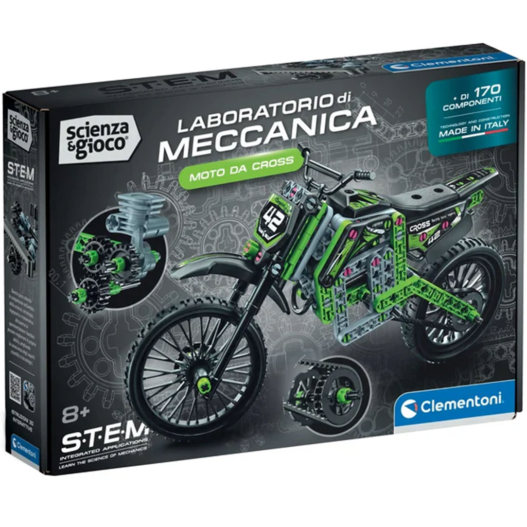 Science & Play: Mehanics szerelhető X-Treme motocross - Clementoni