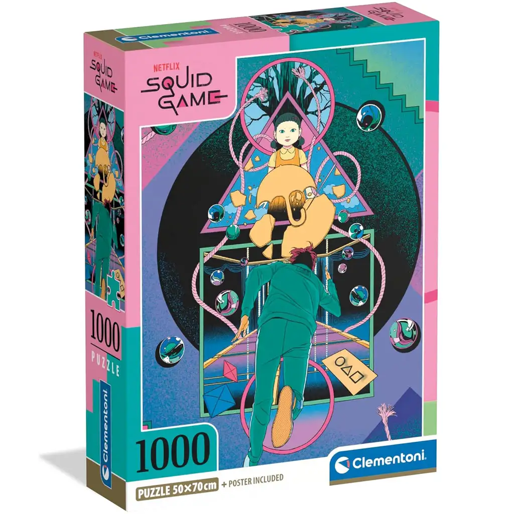 Squid Game 2: Nyerd meg az életed 1000db-os puzzle - Clementoni
