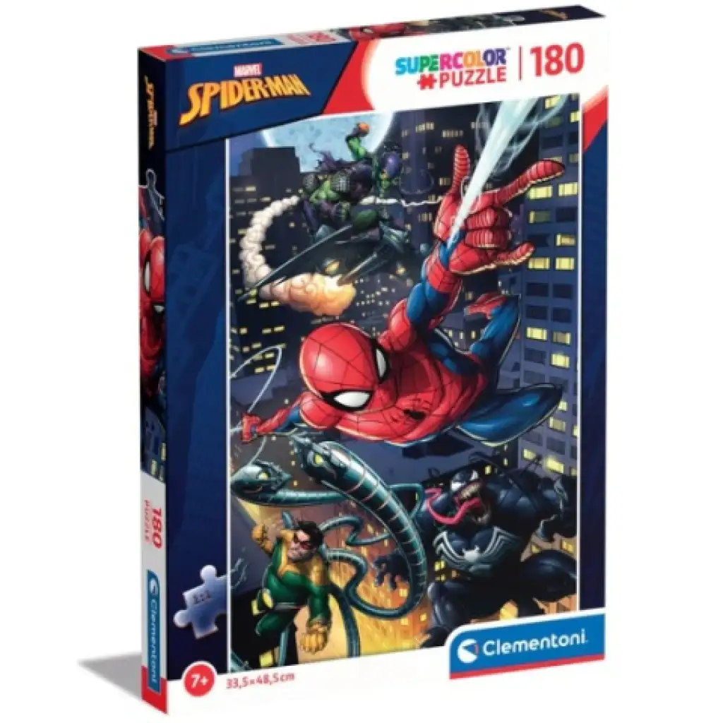 A csodálatos Pókember Supercolor 180db-os puzzle - Clementoni kép 2