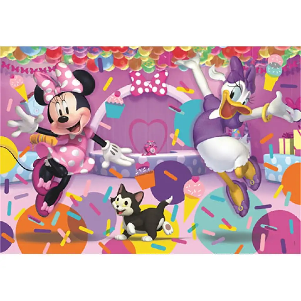 Minnie egér és barátai Supercolor Maxi puzzle 104db-os - Clementoni kép 2