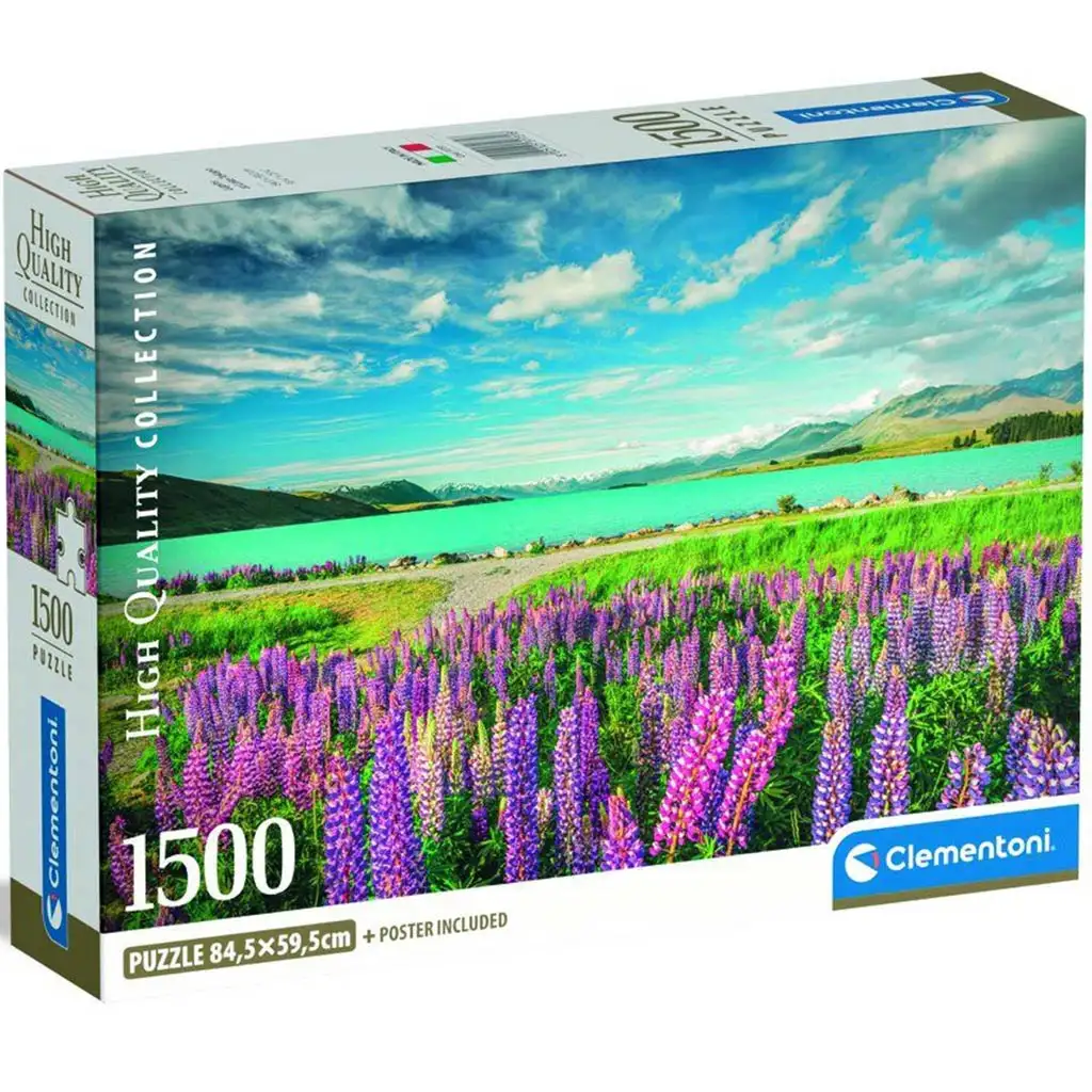 Tekapo-tó Új-Zéland HQC 1500 darabos puzzle - Clementoni