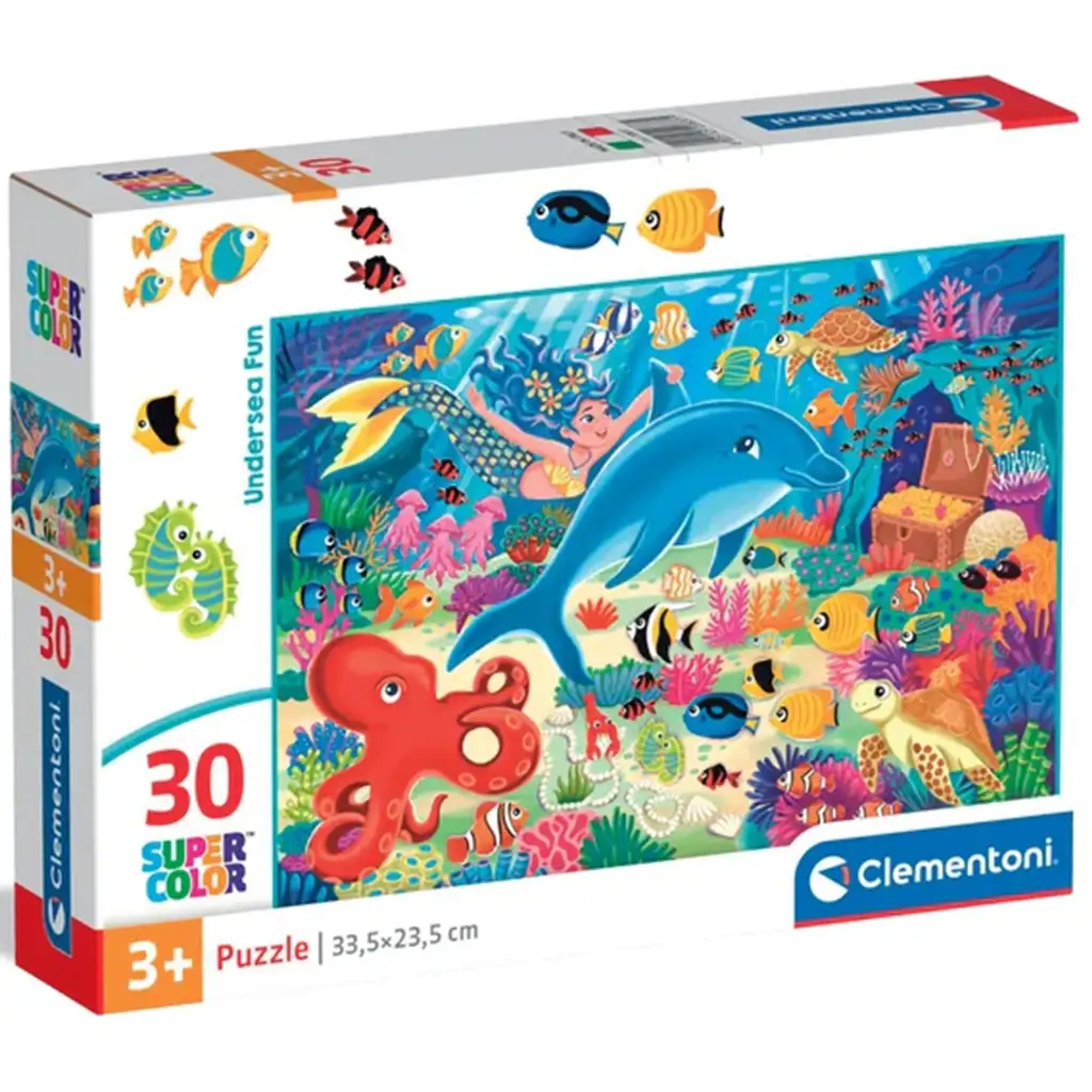 Tenger alatti kalandok 30db-os supercolor puzzle - Clementoni