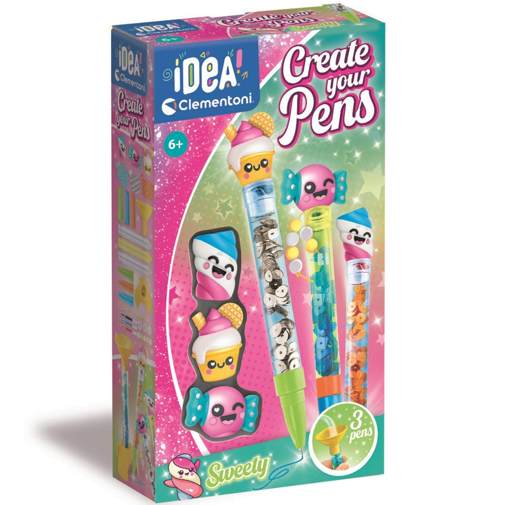 Idea! Édesség mintás tollkészítő kreatív játékszett - Clementoni