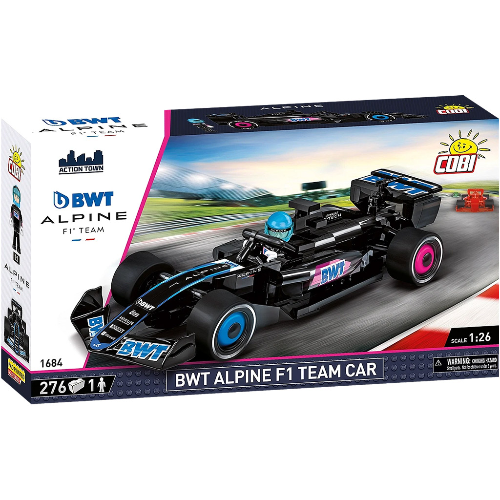 COBI: BWT Alpine F1 Team Car versenyautó építőjáték (1684)