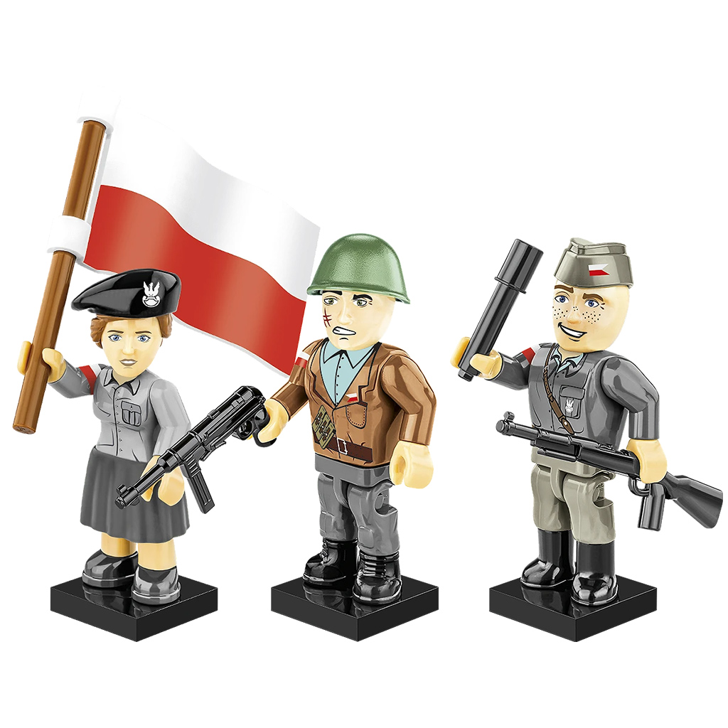 COBI: WWII Varsói lázadás figura szett (2057) kép 2