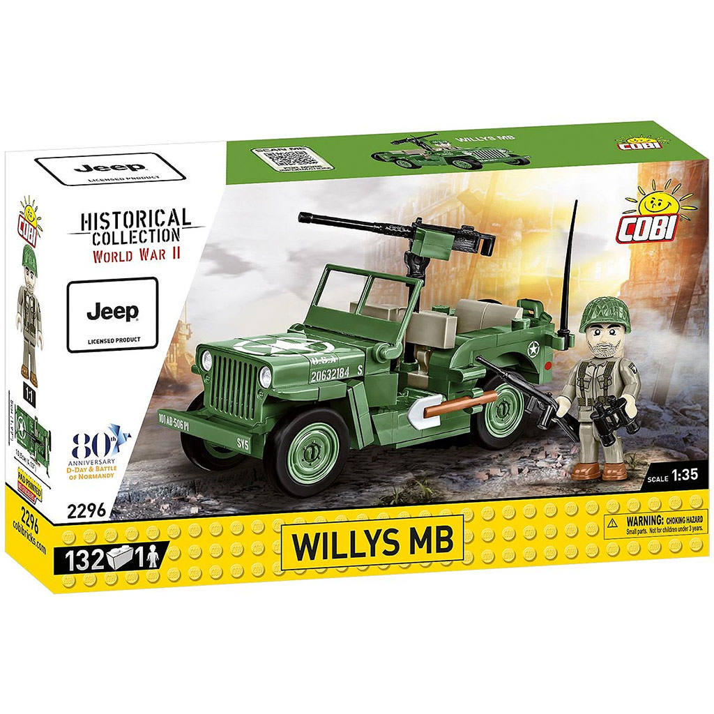 COBI: Willys MB autó építőjáték (2296)
