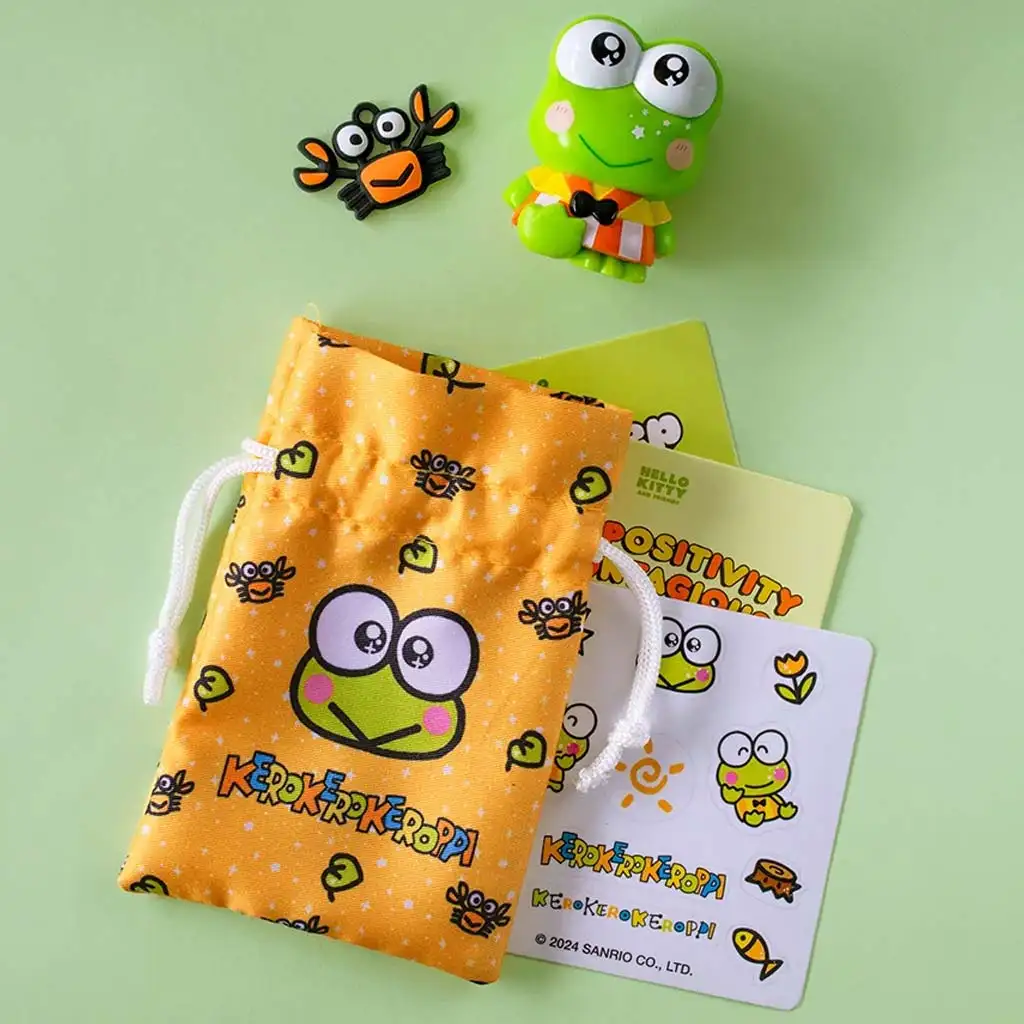 Hello Kitty: Keroppi Figura Dobozban kiegészítőkkel 6cm kép 3