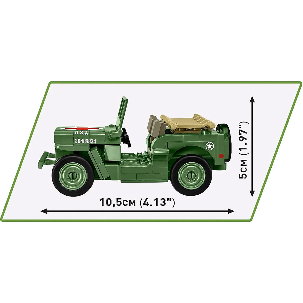 COBI: Medical Willys MB jármű építőjáték (2295) kép 3