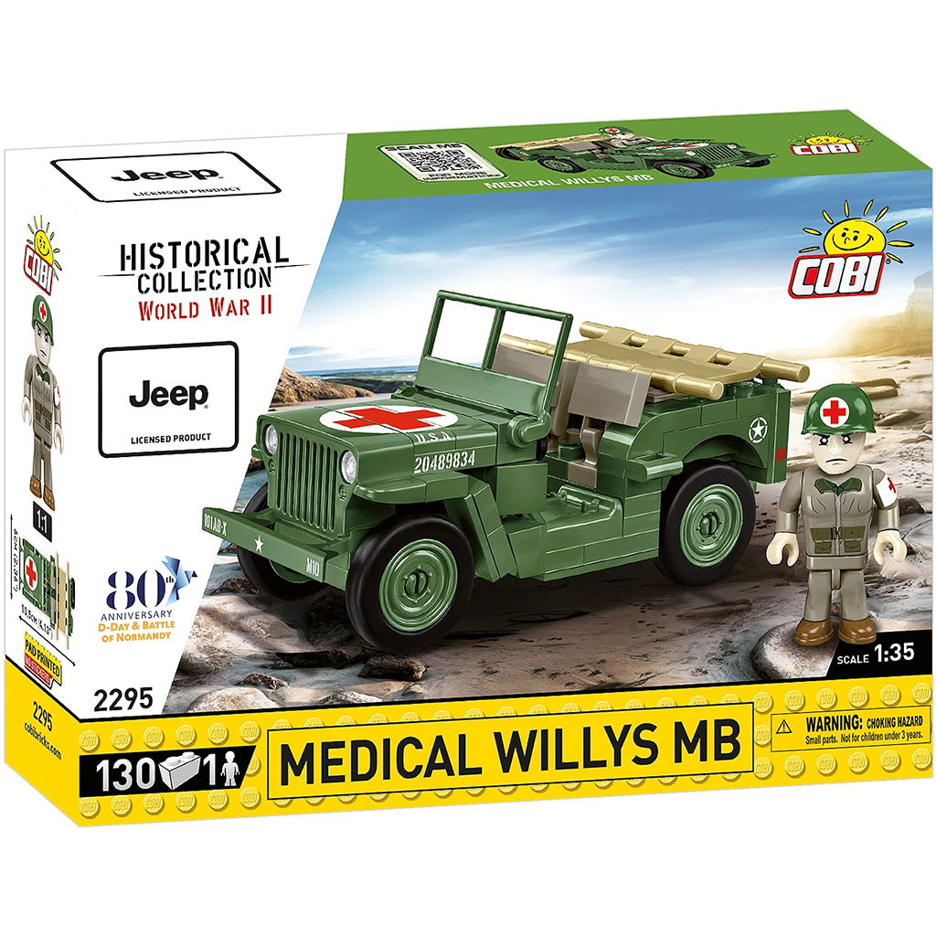 COBI: Medical Willys MB jármű építőjáték (2295) kép 1