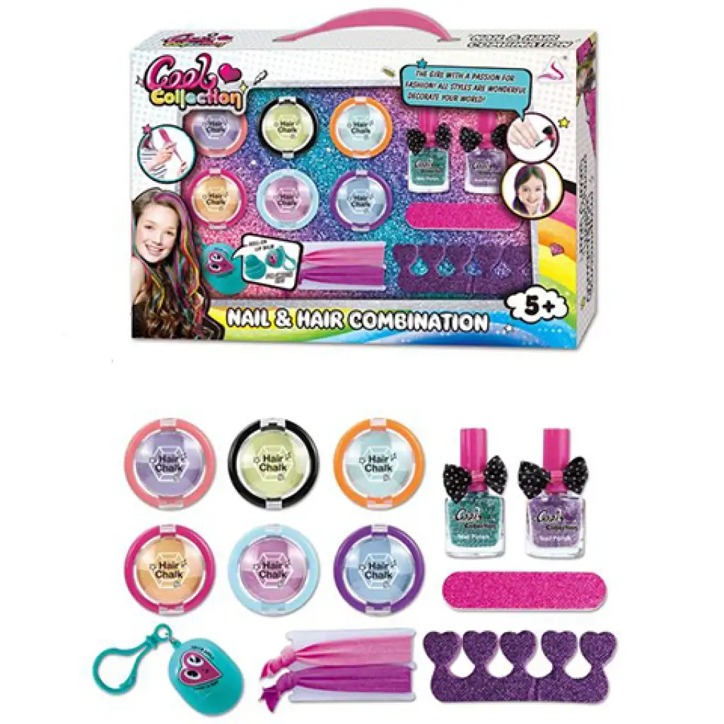 Cool Collection köröm és hajdíszítő stúdió 13db-os készlet