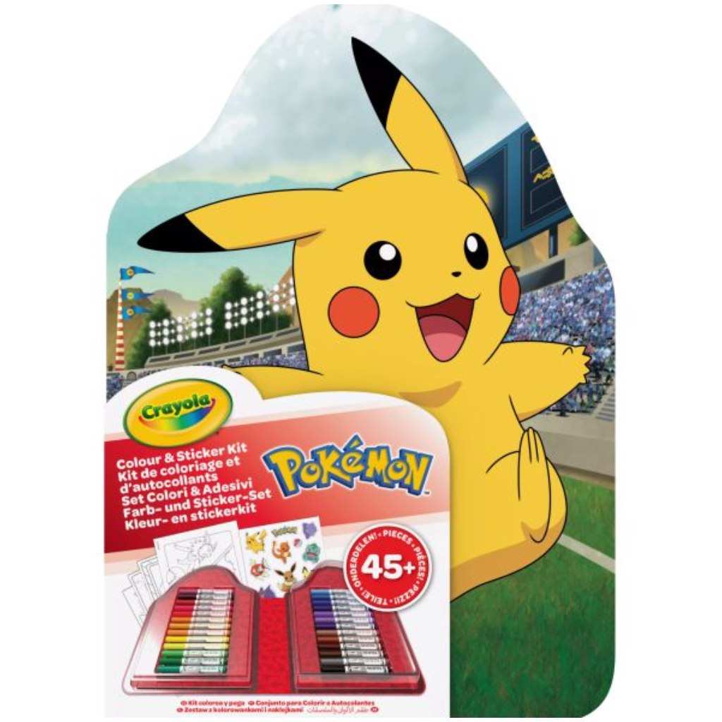 Crayola: Pokémon kreatív készlet matricákkal kép 1