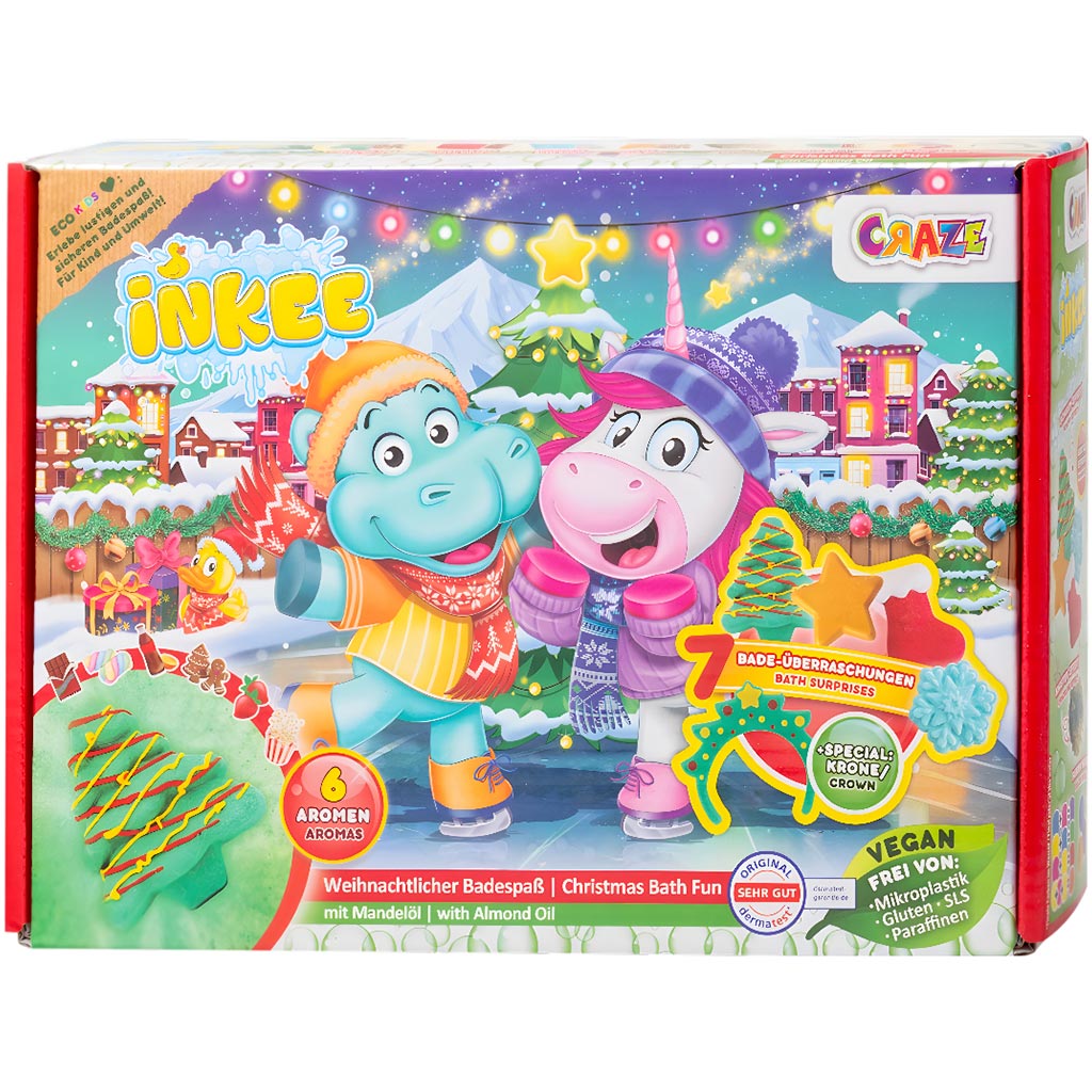 Craze Inkee: Karácsonyi fürdőjáték szett kép 1