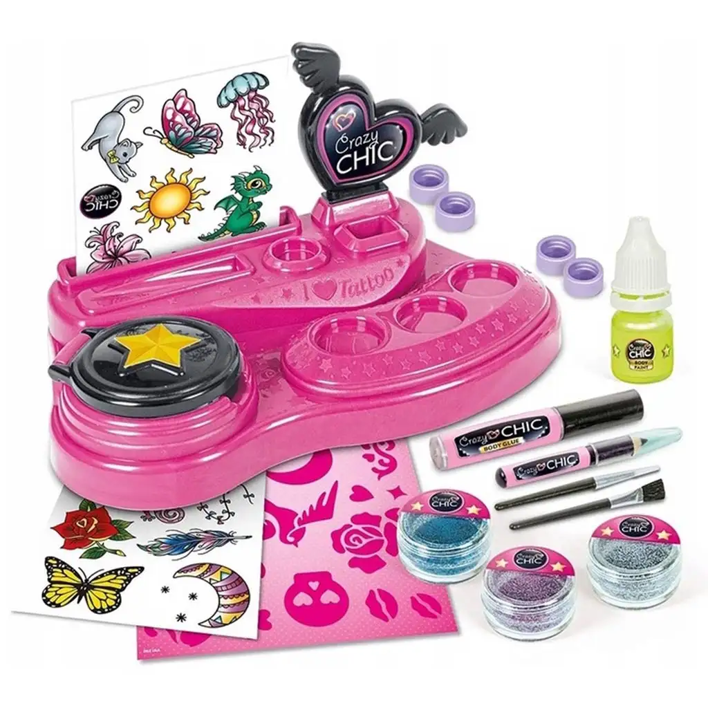 Crazy Chic: Őrült tetoválókészlet - Clementoni kép 3