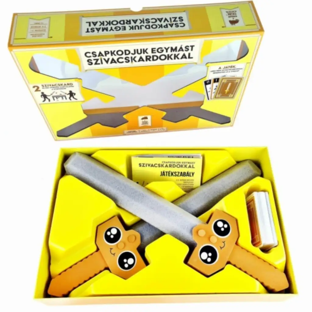 Csapkodjuk egymást szivacskardokkal társasjáték kép 2