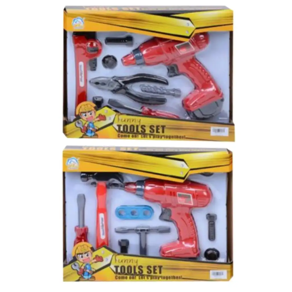 Csavarbehajtó barkács játékszett két változatban