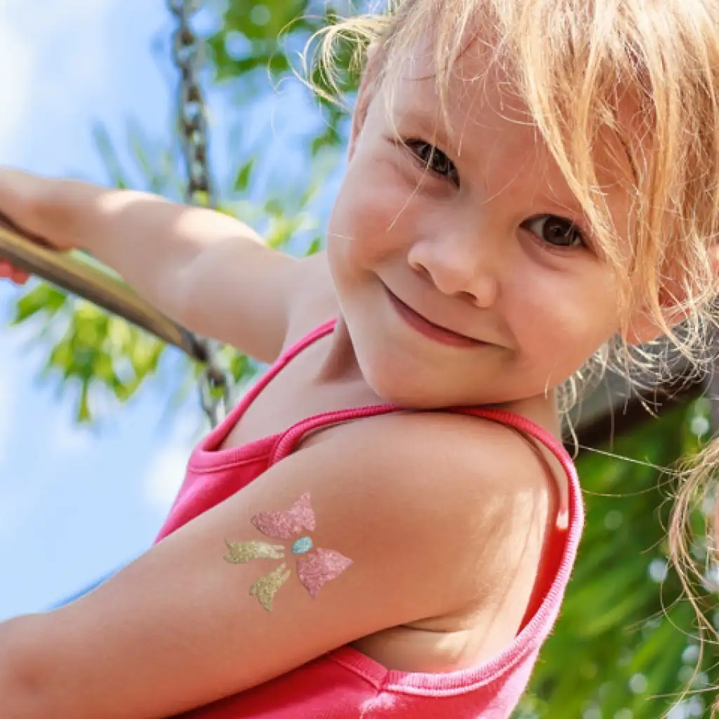 TyToo: Pezsgő, lazac és azúrkék színű csillámpor szett 3x2,5ml kép 4