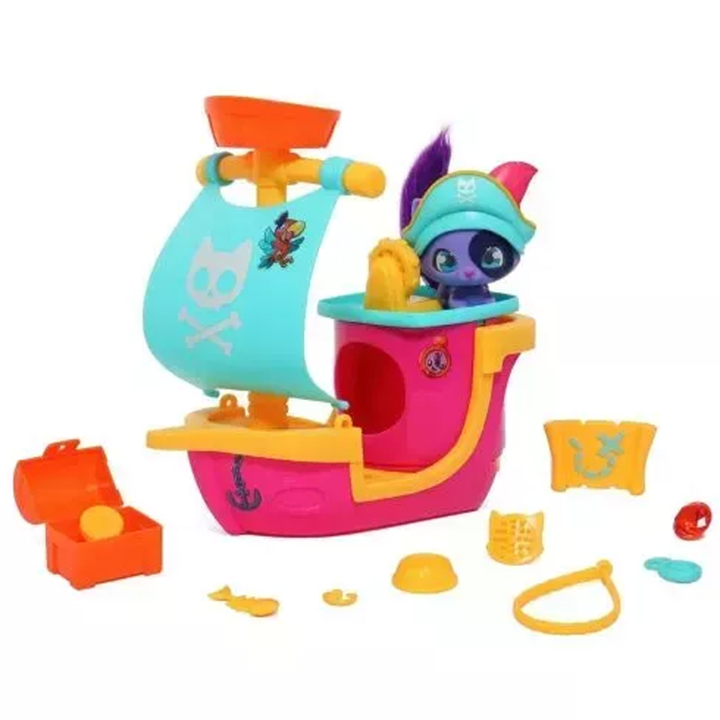 Cuki cicusok - Kalózhajó készlet kép 2