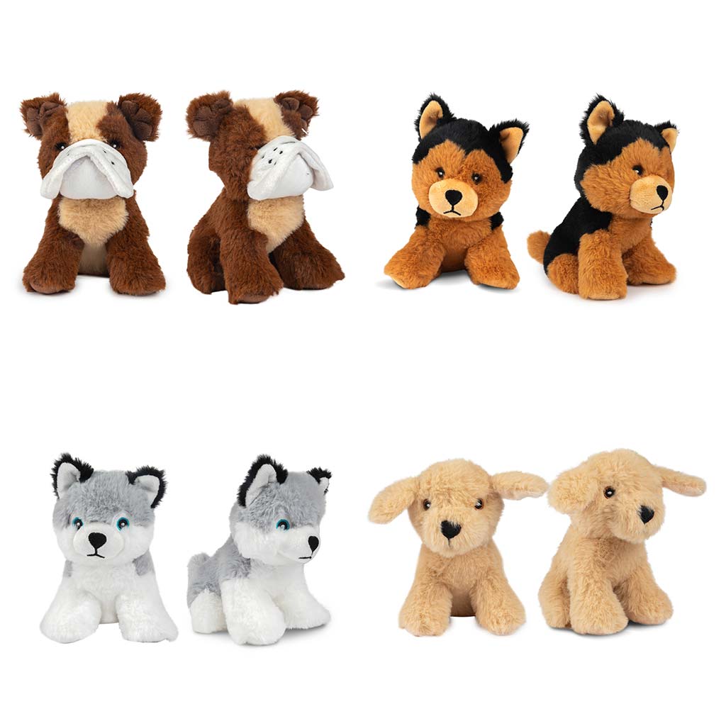 Cuki kutyus plüss 15cm-es többféle változatban 1db kép 2