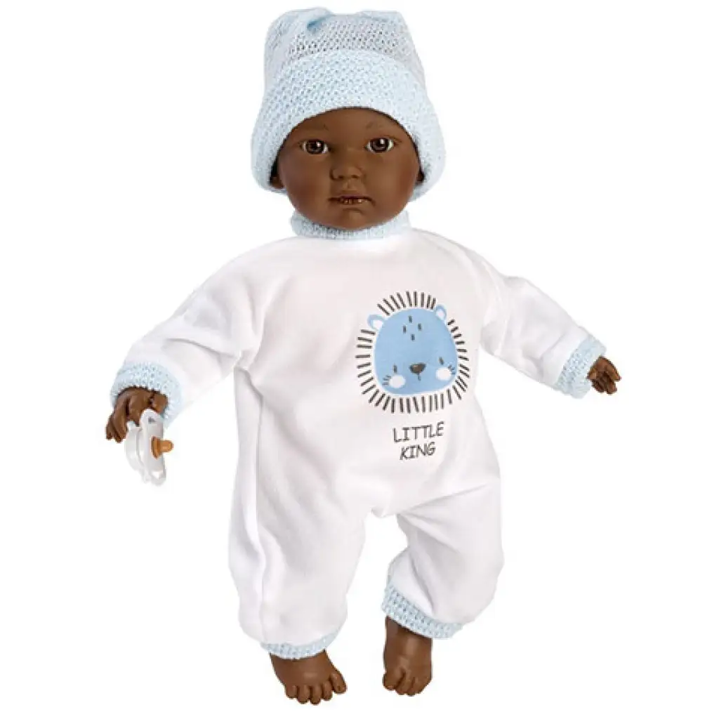 Llorens: Cuqui síró afroamerikai baba 30 cm kép 3