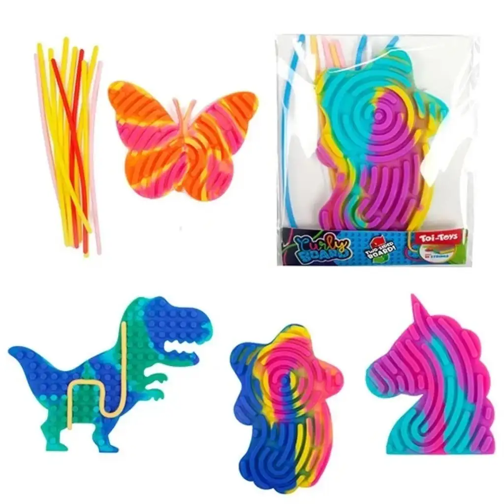 Curly Board mini zsinóros fűzős játék több változatban