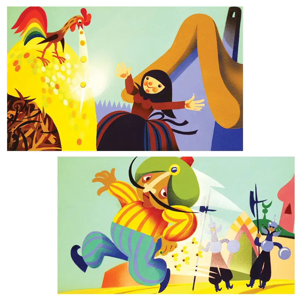 Arany László: A kiskakas gyémánt félkrajcárja diafilm kép 2