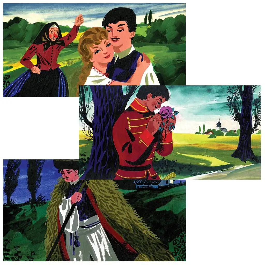 Petőfi Sándor: János vitéz diafilm kép 2