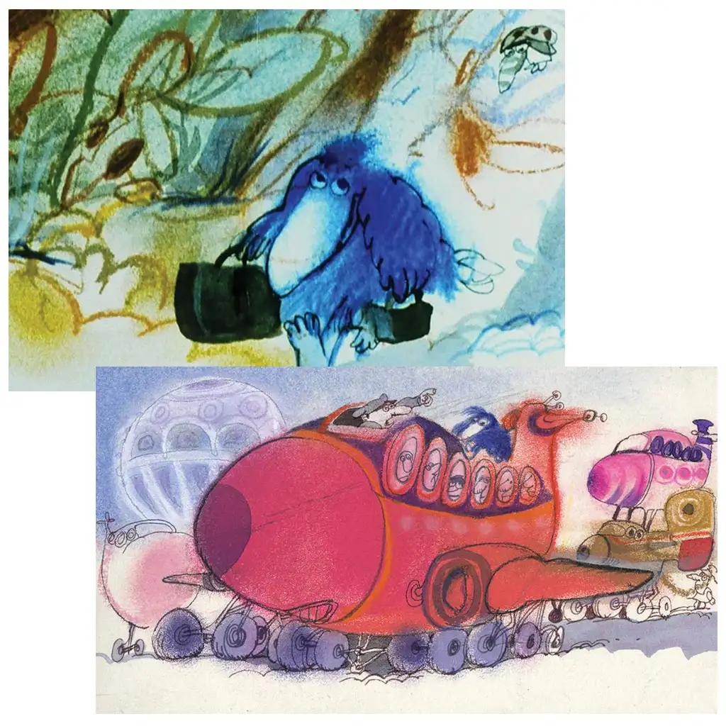 Csukás István: Pom Pom meséi - Szegény Gombóc Artúr diafilm kép 2