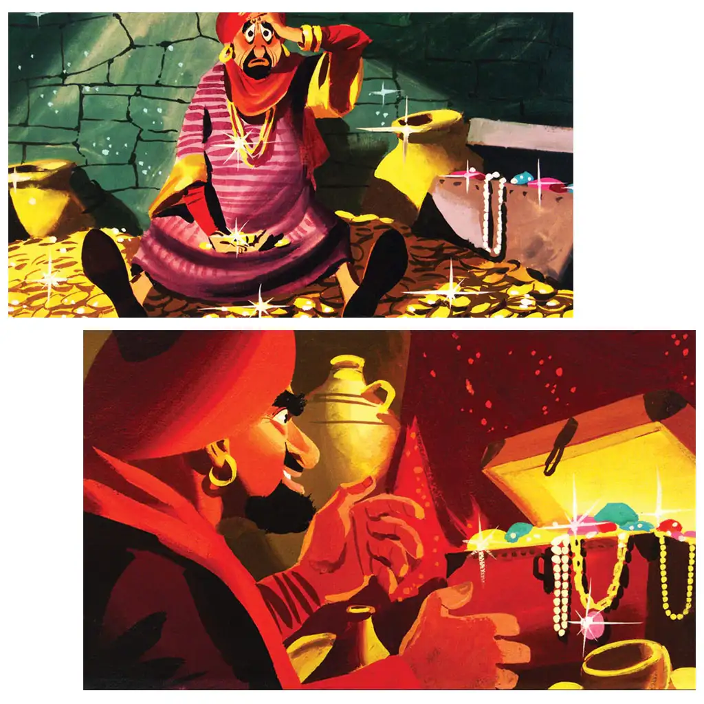 Ali Baba és a negyven rabló diafilm kép 2