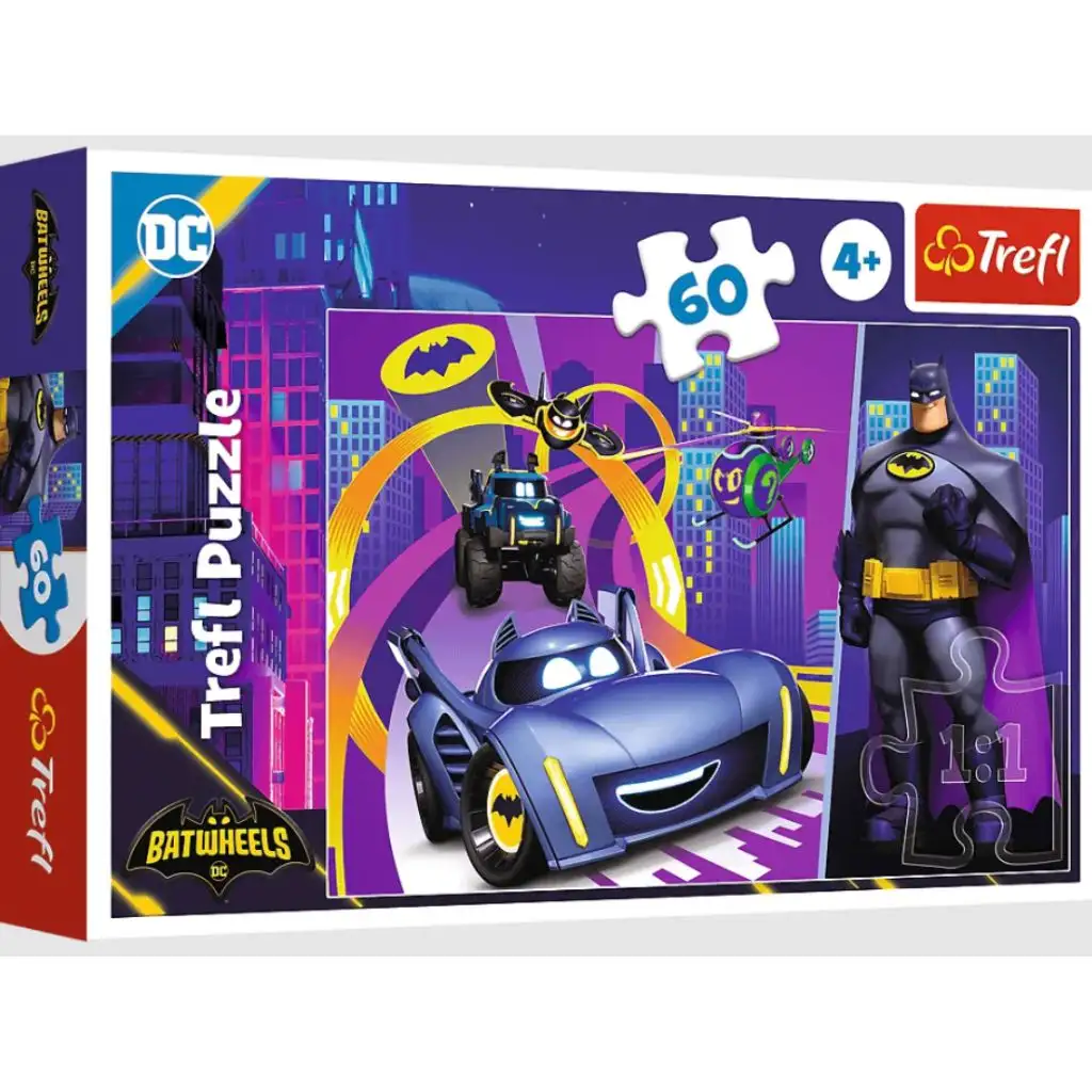 DC Batman Batwheels 60db-os puzzle - Trefl