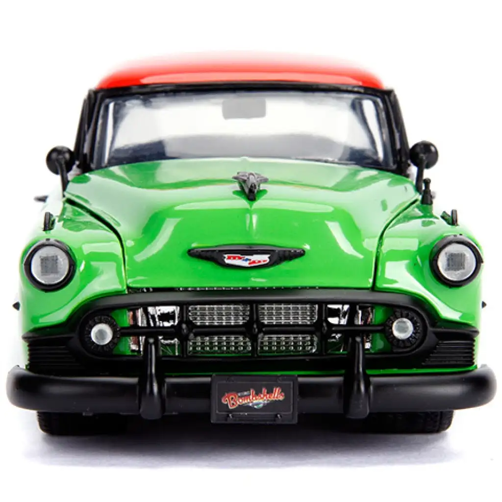 DC Comics: Méregcsók figura és 1953 Chevy Bel Air fém autómodell 1/24 - Simba Toys kép 4