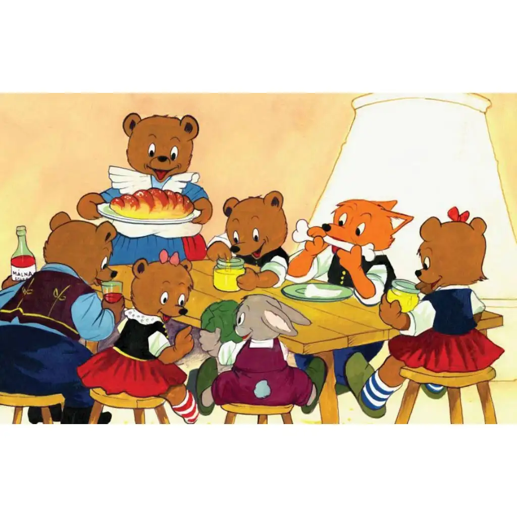 Kálmán Jenő: Róka Rudi a cirkuszban diafilm kép 2