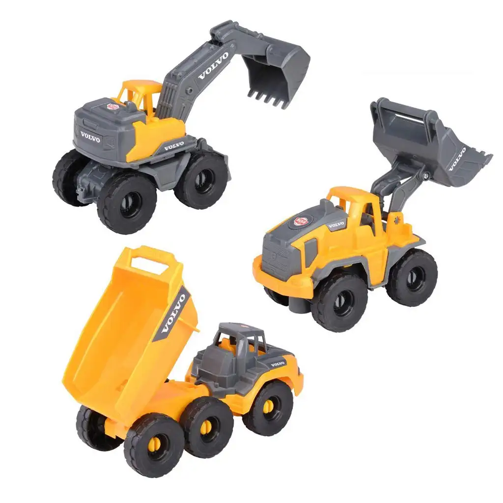 Volvo munkagépek 3db-os szett - Dickie Toys kép 3