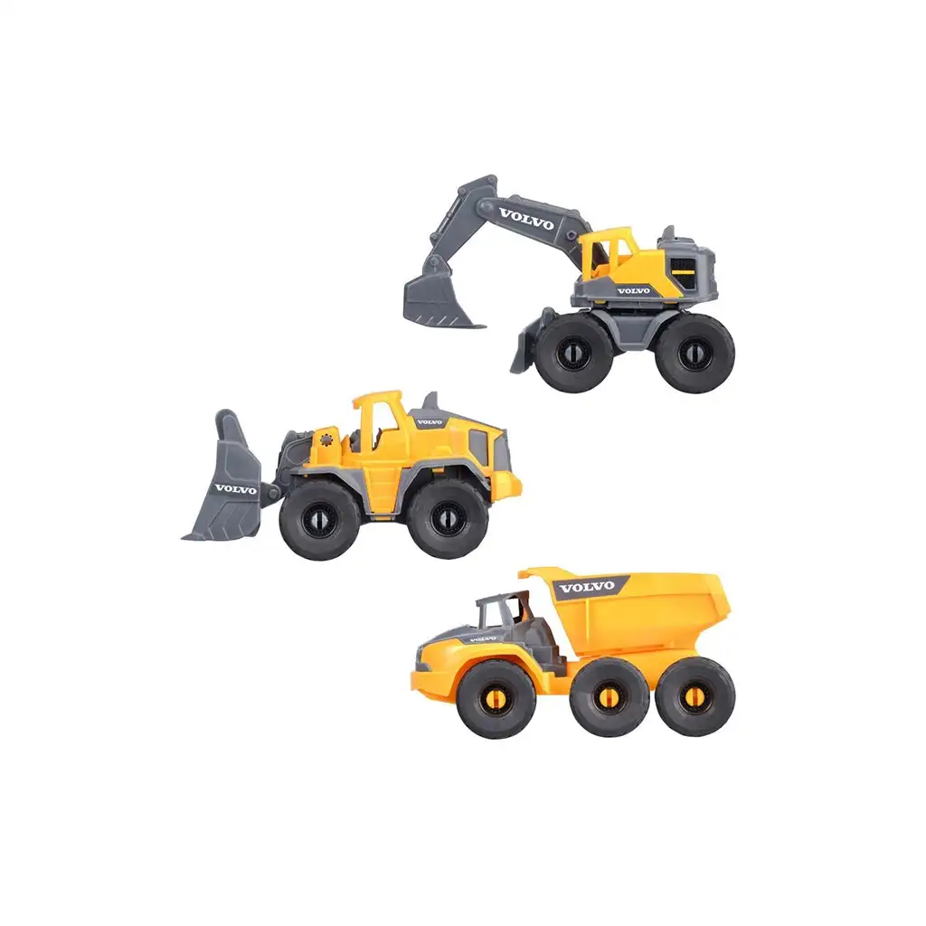 Volvo munkagépek 3db-os szett - Dickie Toys kép 4