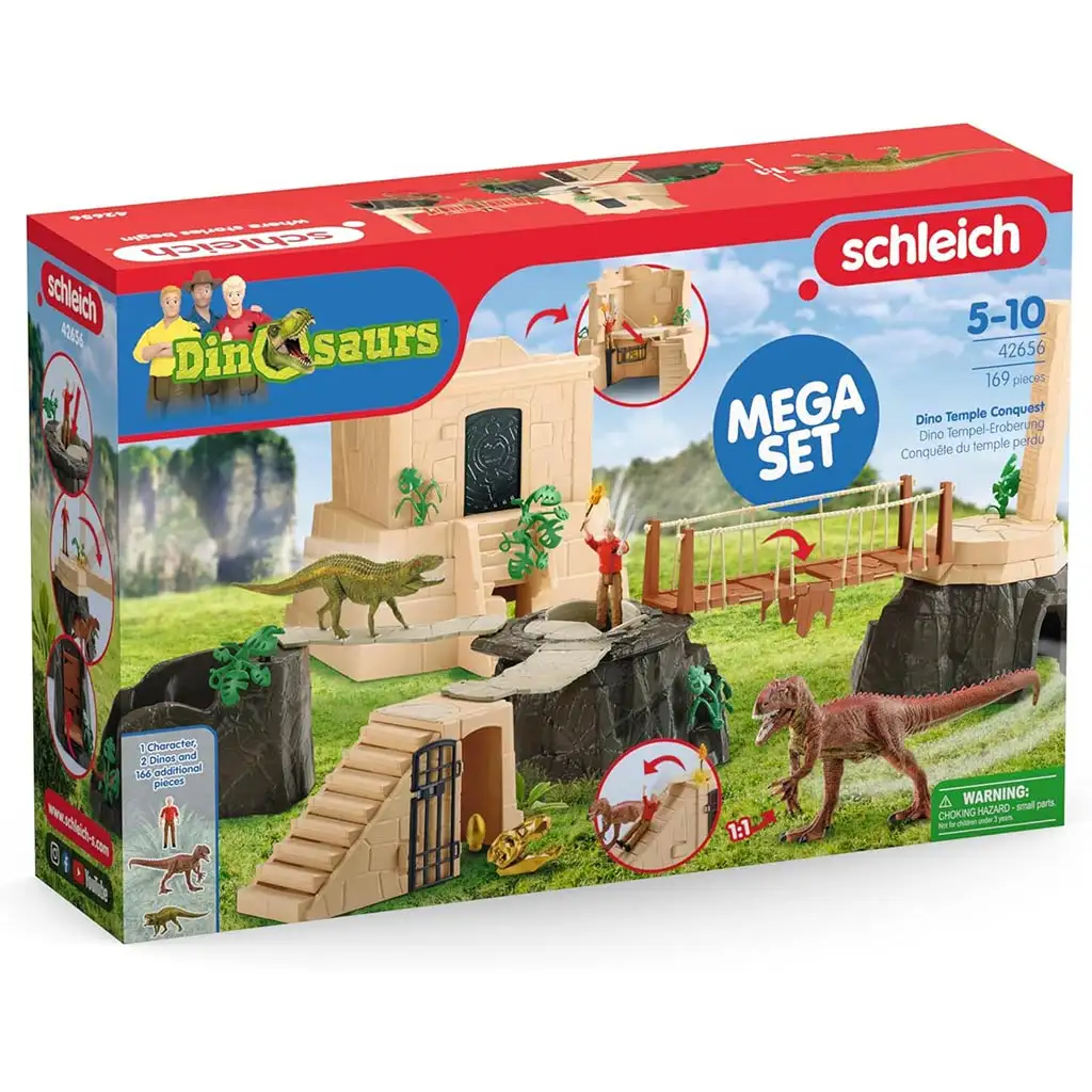 Schleich: Dínó Templom legyőzése szett (42656)