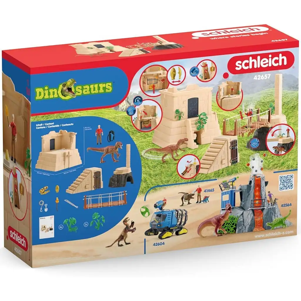 Schleich: Dinó templom kaland szett (41657) kép 2