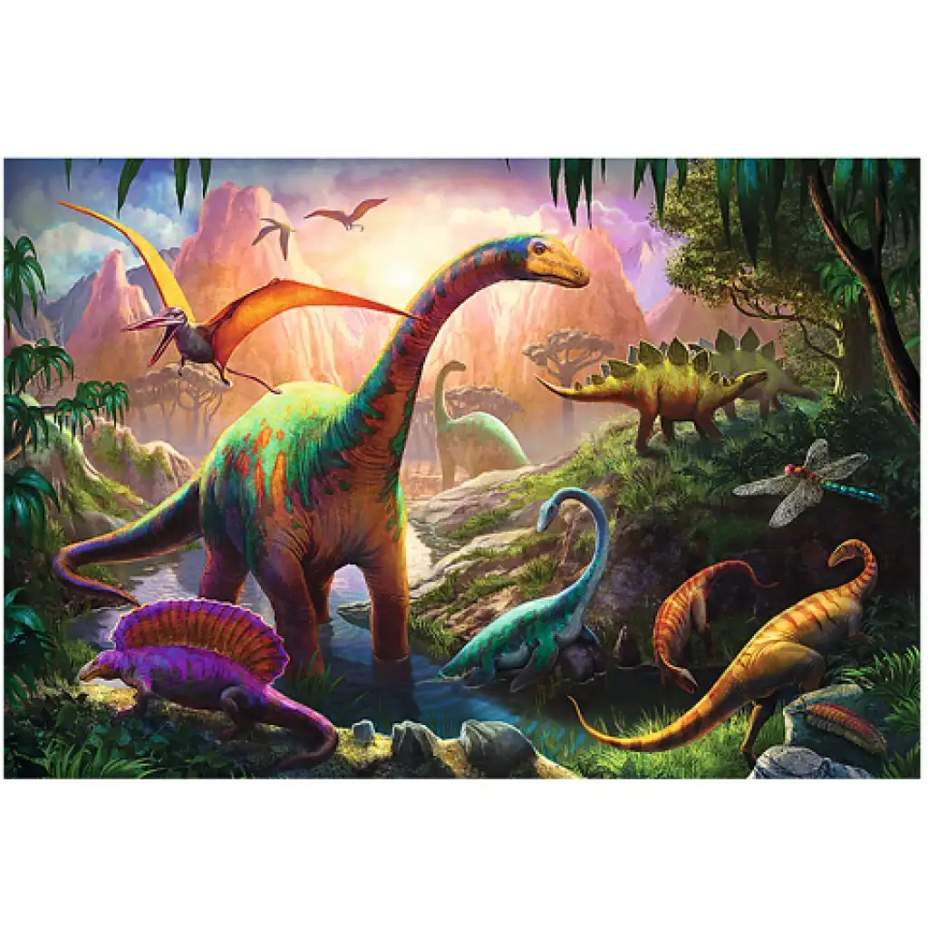Dinoszauruszok földjén puzzle 100db-os - Trefl kép 2