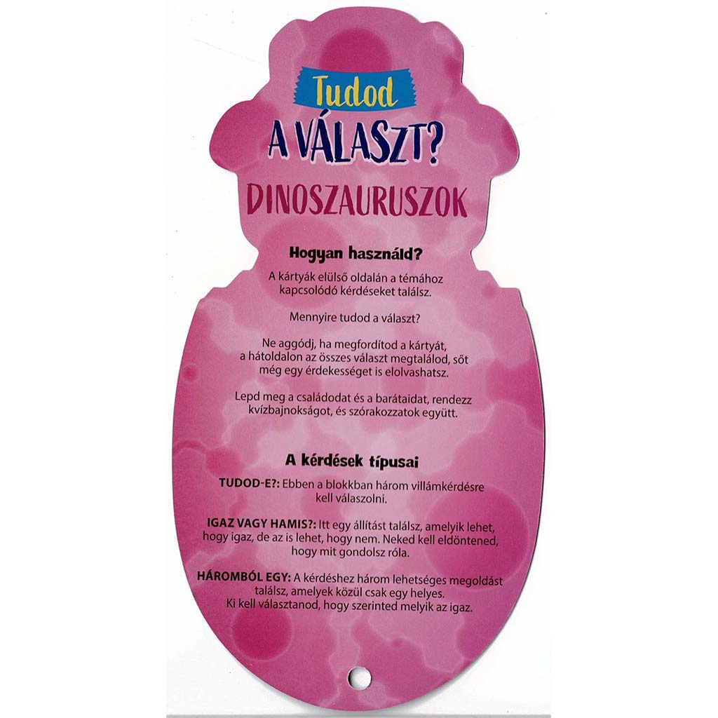 Tudod a választ? - Dinoszauruszok kép 2