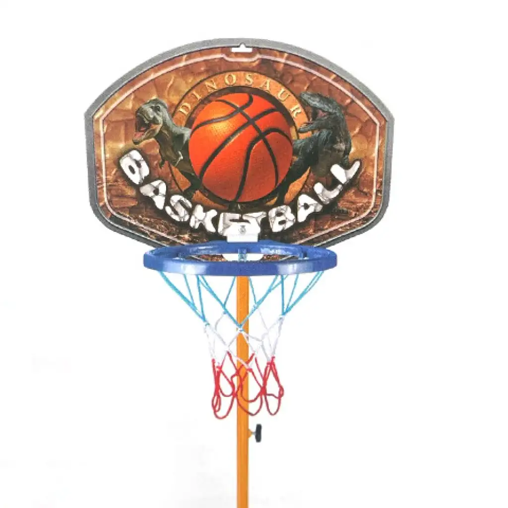 Dinoszauruszos állványos kosárlabda palánk labdával kép 2