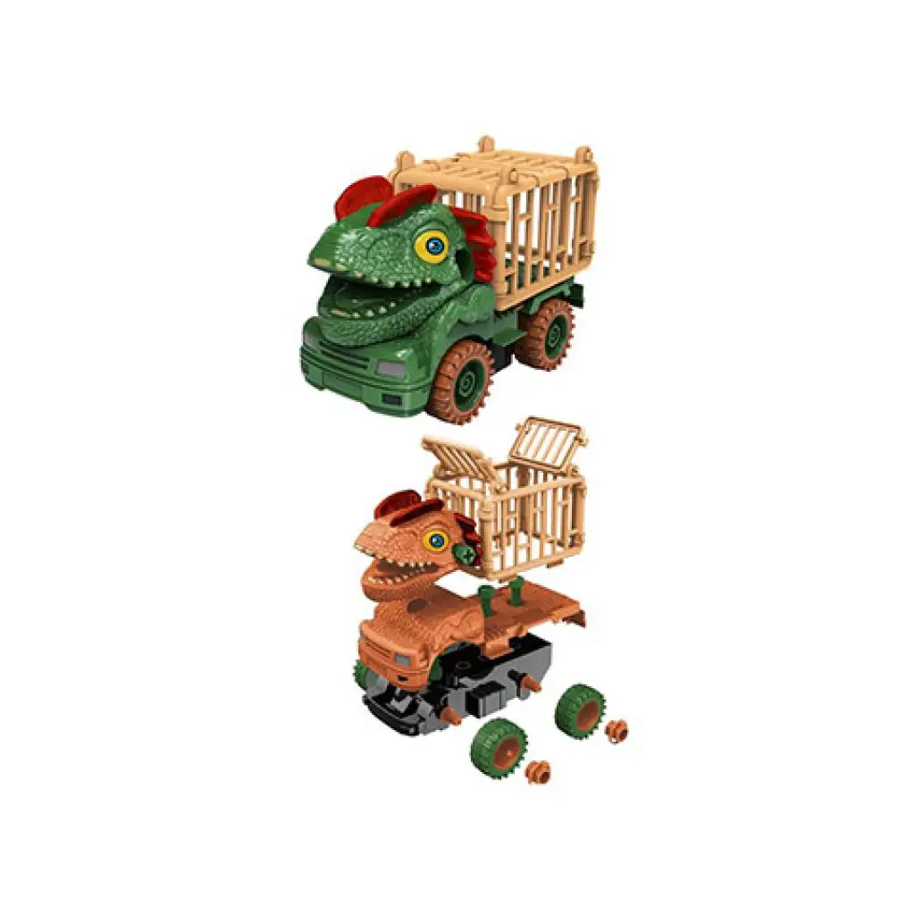 Dinós szétszerelhető autó ketreccel 2féle kép 2