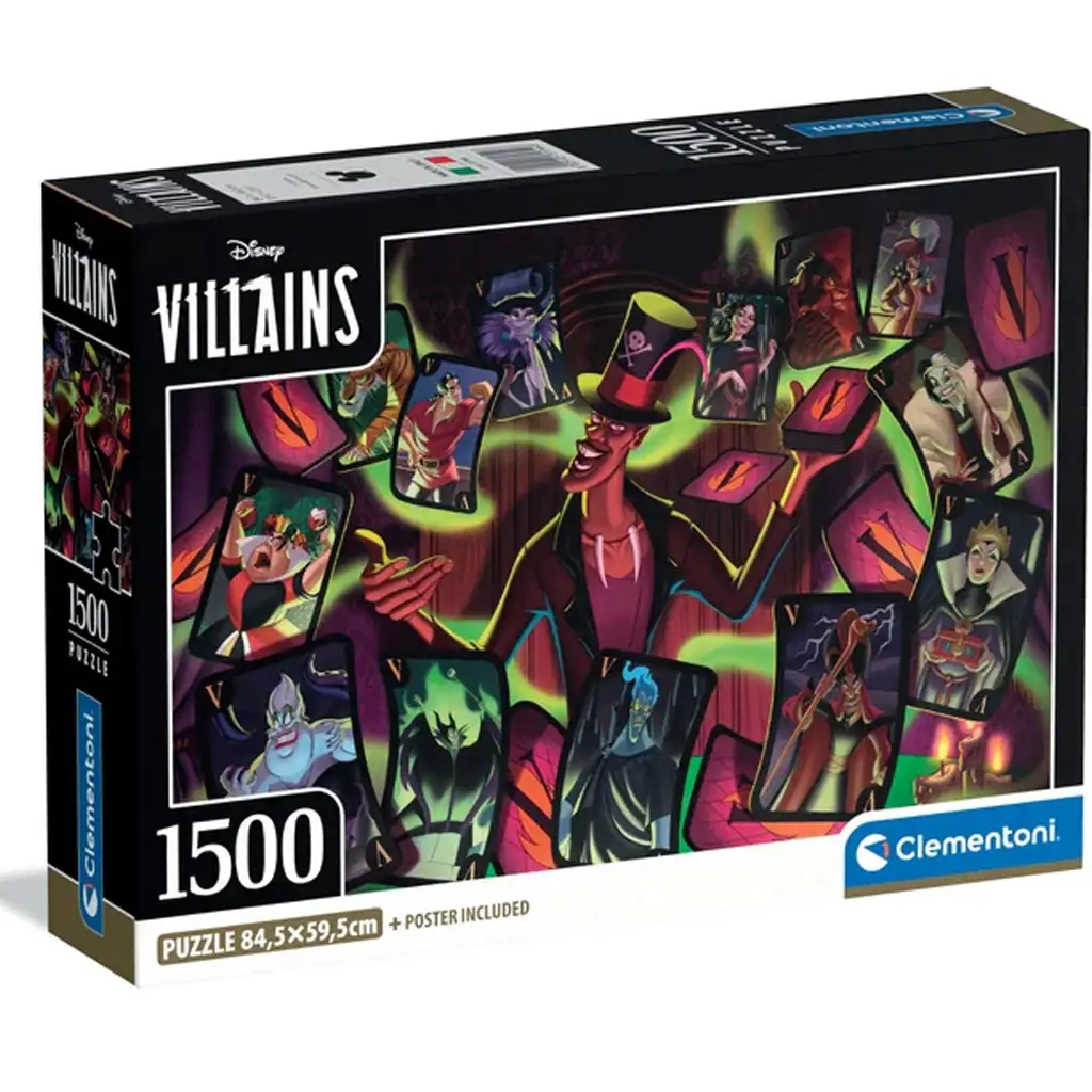 Disney - Gonoszok HQC 1500db-os compact puzzle - Clementoni