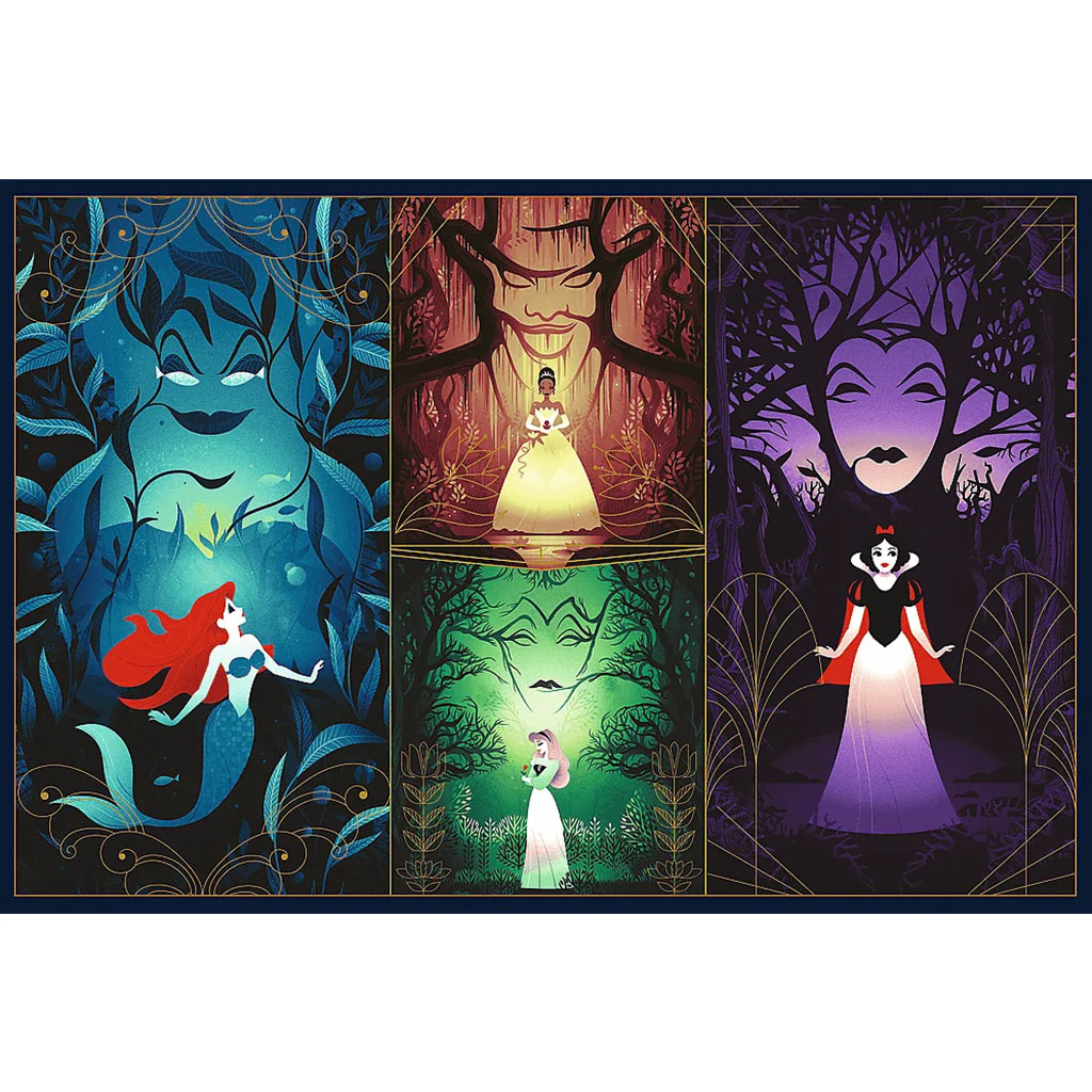 Disney elbűvölő hercegnők 2x200db-os puzzle - Trefl kép 2