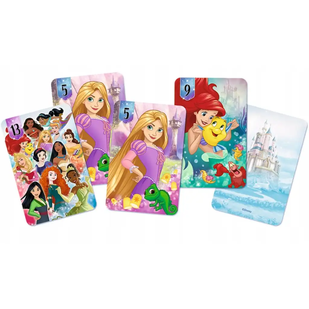 Disney hercegnők Fekete Péter 25 lapos kártyajáték - Trefl kép 2