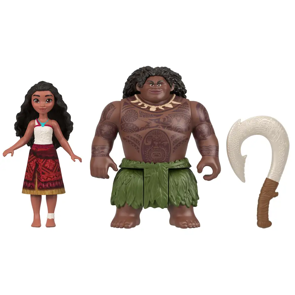 Disney Hercegnők: Vaiana 2 - Vaiana és Maui figura játékszett - Mattel kép 2