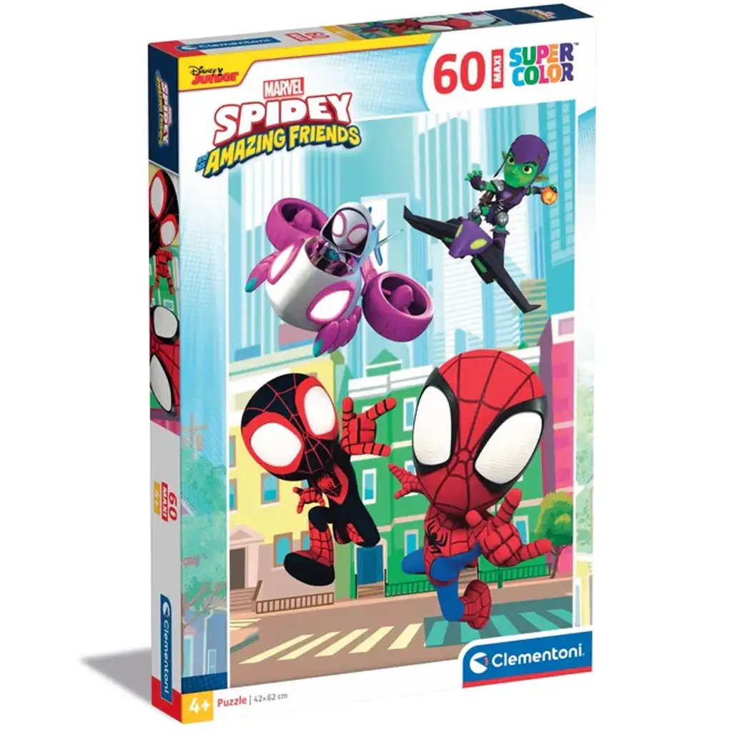 Spidey és csodálatos barátai 60db-os maxi supercolor puzzle - Clementoni