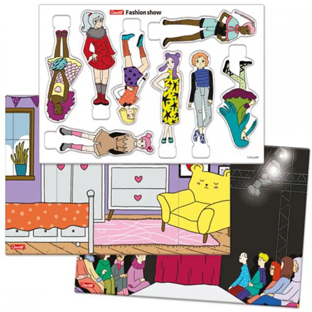 Quercetti: Divatbemutató játék gyerekeknek kép 3