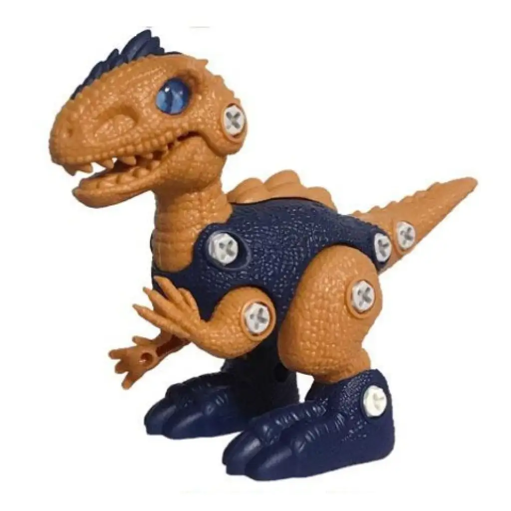DIY Velociraptor csavarozható dinoszaurusz figura kép 2