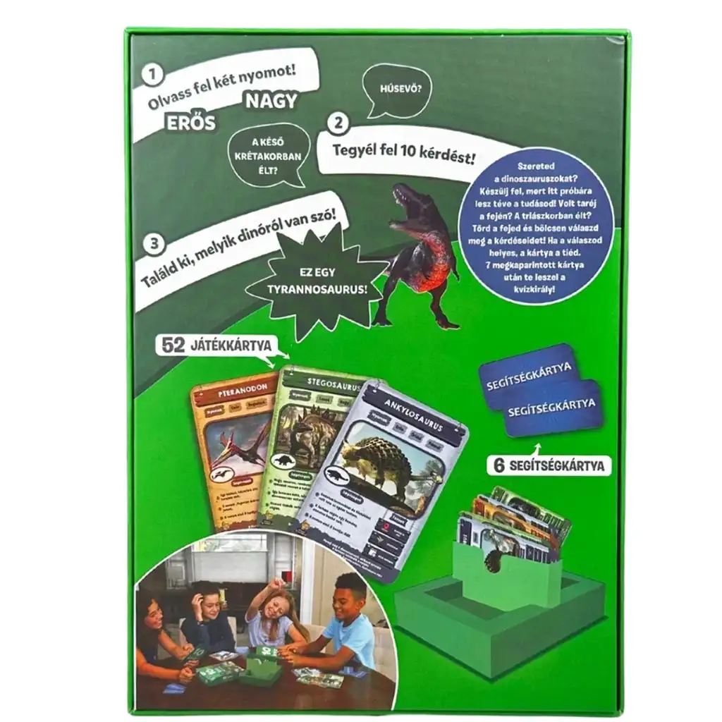 10 kvíz - Döbbenetes dinoszauruszok kvíz társasjáték kép 2