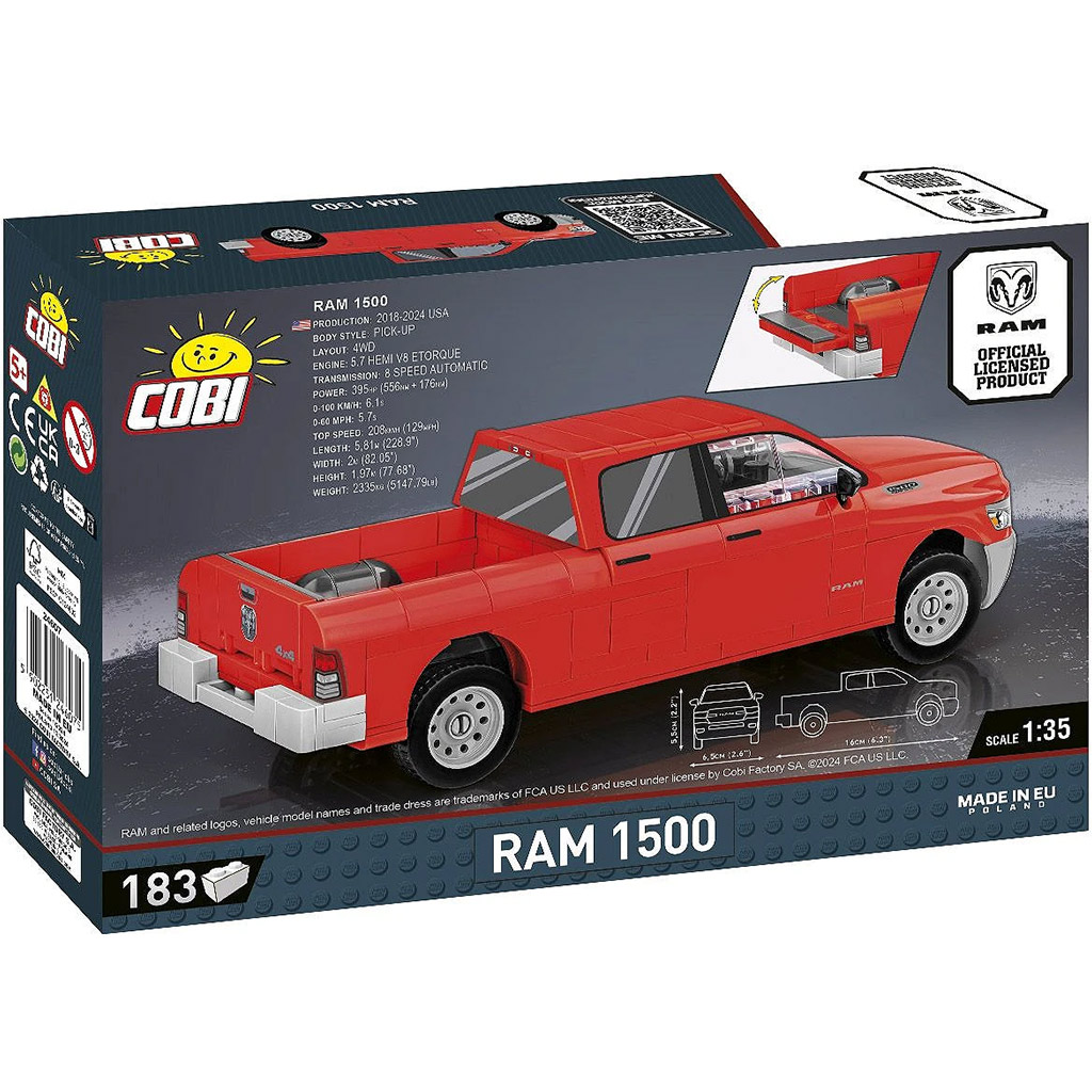 COBI: Dodge RAM 1500 építőjáték (24607) kép 3
